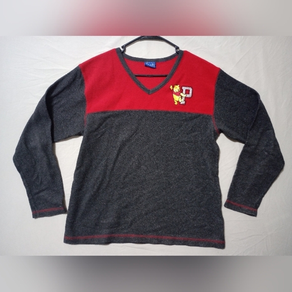 Vintage Winnie The POOH Disney Women's Fleece Pullover Jerry Leigh Size Large - Picture 1 of 8